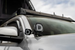 Toyota Tacoma LED Light Pods - Above the hood - Diode Dynamics - SS3 or SSC2 Backlit Pods - Yellow - `16-`23